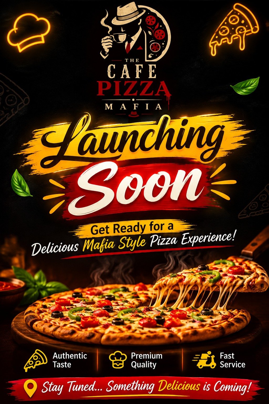 The Cafe Pizza Mafia - Launching Soon